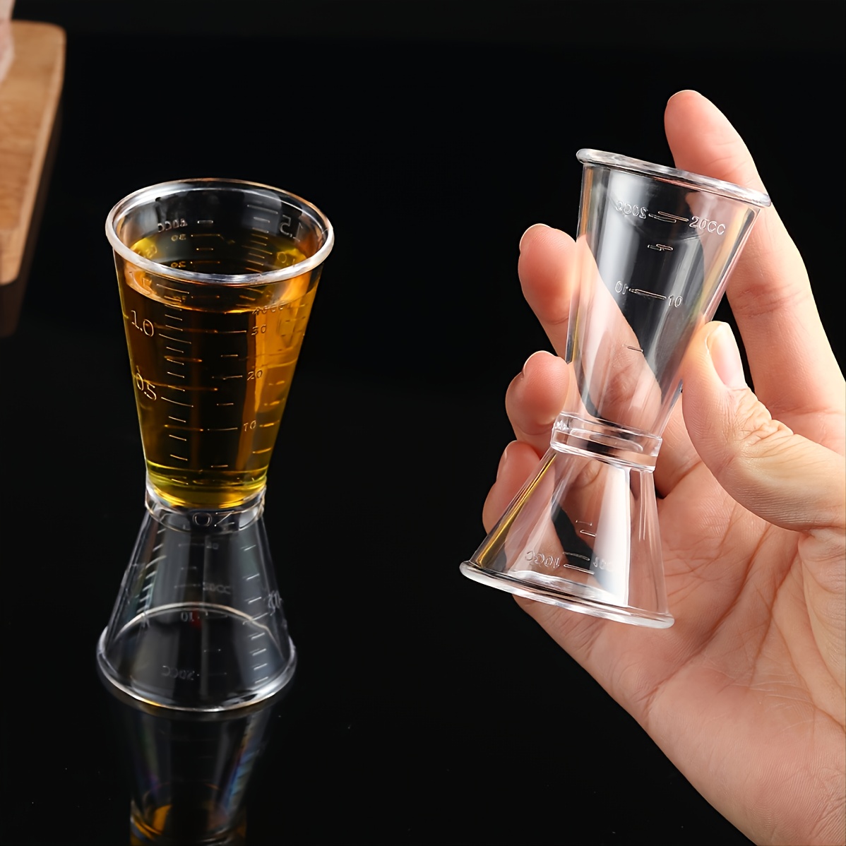 Measuring Shot Cup Ounce Jigger Bar Drink Mixer Liquor Measuring Cup Mojito  Measurer Milk Coffee Mug Stainless Steel