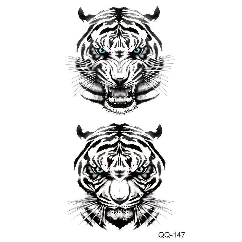 Temporary Tattoos Stickers Fake Tattoos That Look Real And Last Long Tattoos  Include Flower Butterfly Tiger Lion Pattern | High-quality & Affordable |  Temu