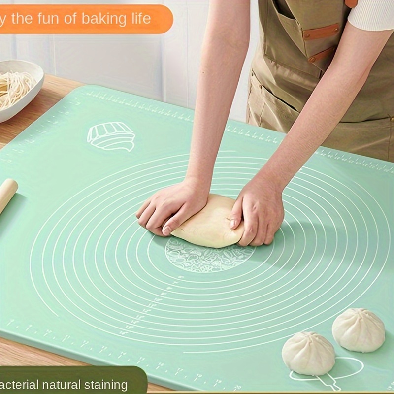 TEMU Easy-clean Silicone Pastry Mat - Non-stick, Heat-resistant Baking Surface For Home And Restaurant Use Silicone Bakeware Silicone Baking Mat