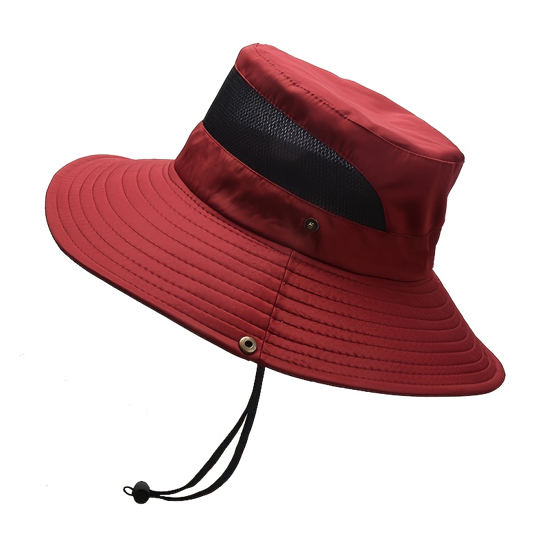 Bucket Hat, Fishing Hat Summer Men Women Fishing Boonie Hats UV Protection Long Large Wide Brim Hiking Sun Hat Outdoor Temu