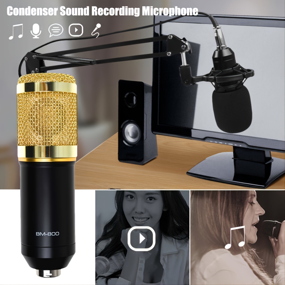 BM 800 Professional Condenser Microphone Bm800 Audio Vocal