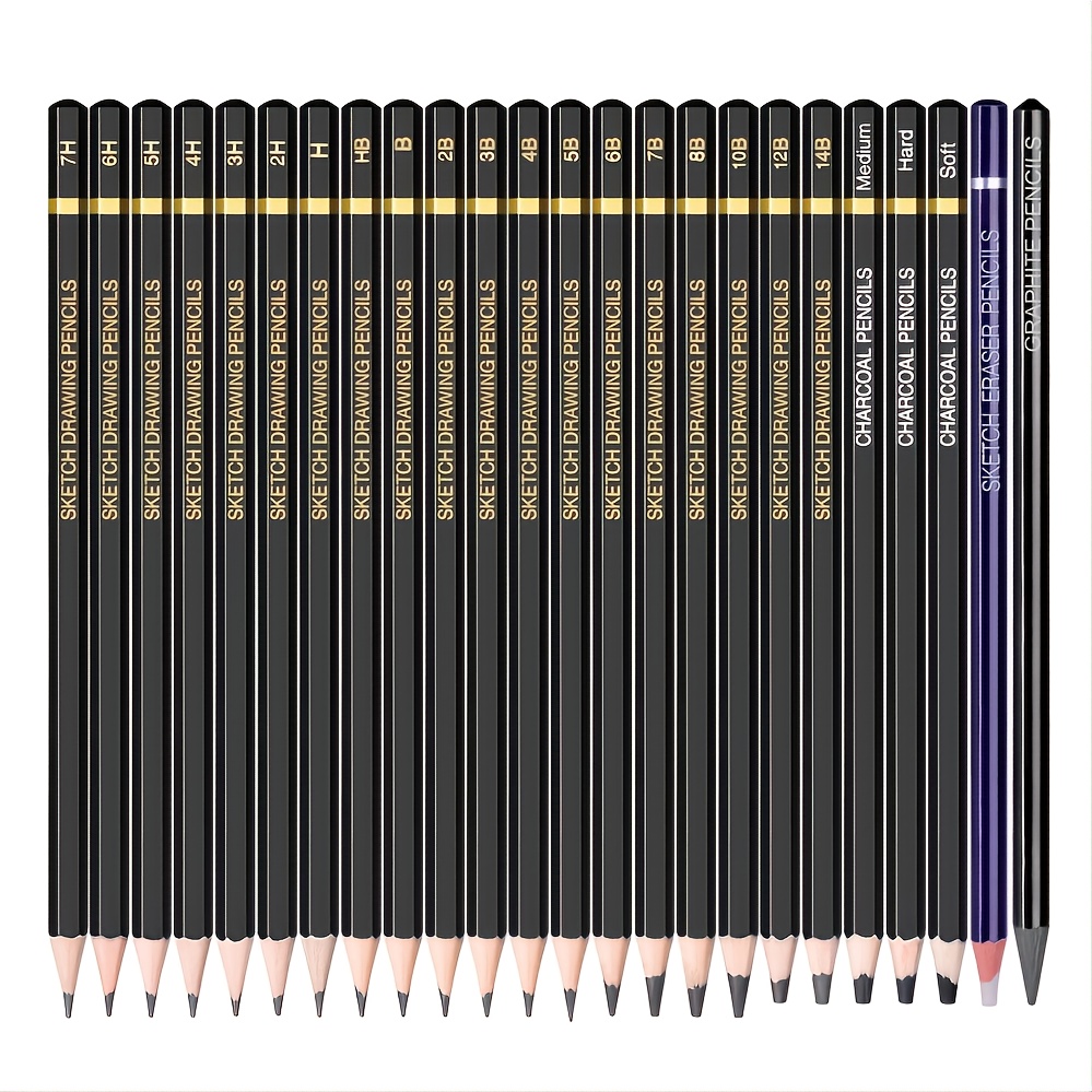 Professional Drawing Sketching Pencil Set - 12 Pieces Drawing Art