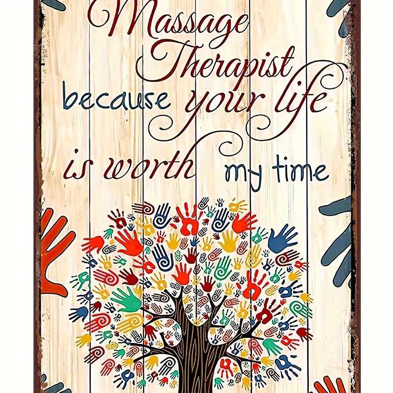 Healing Hands Massage Therapist Poster