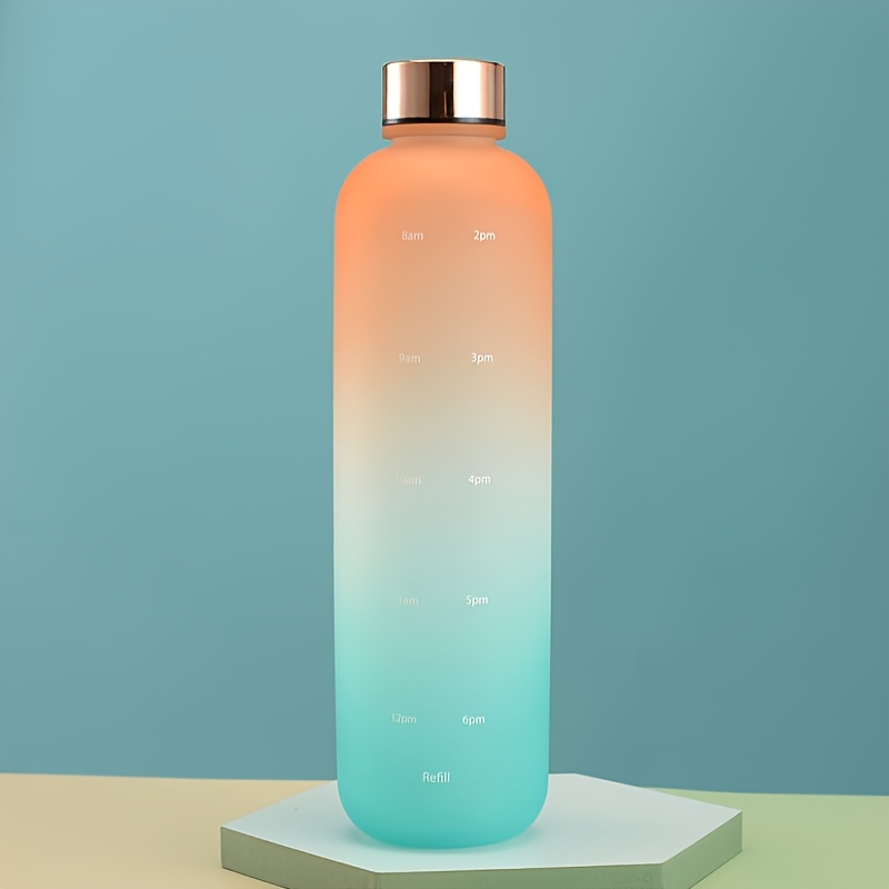 Frosted Transparent Water Bottle For School Outdoor - Temu