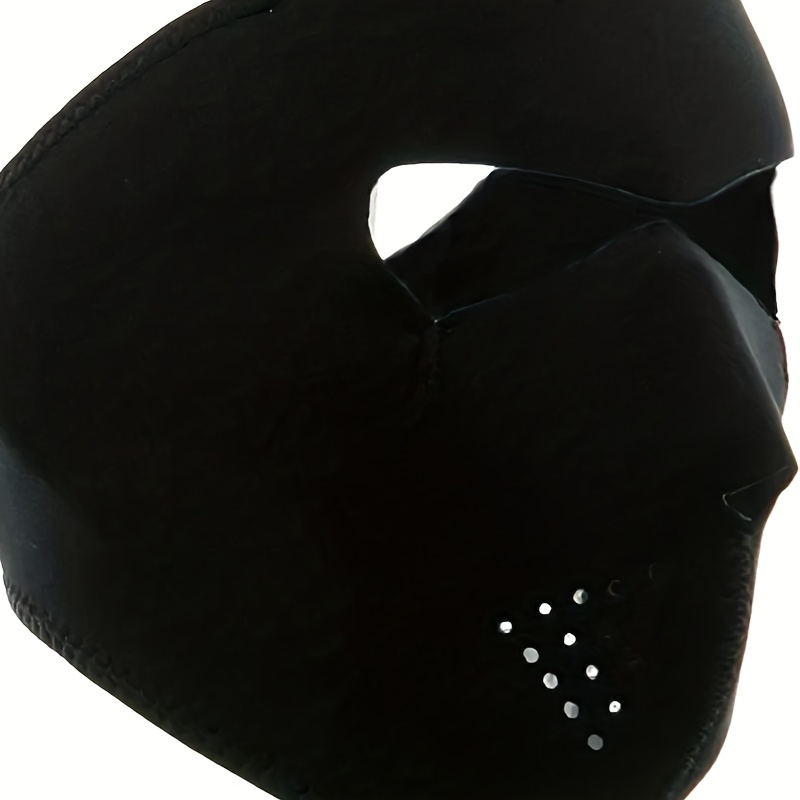 

Adult Polyester Full Face Mask - Reversible, Woven Neoprene Ski Mask With Holes For Cycling, Hiking, Fishing, Motorcycle Helmet Liner, Balaclava Outdoor Sports Mask