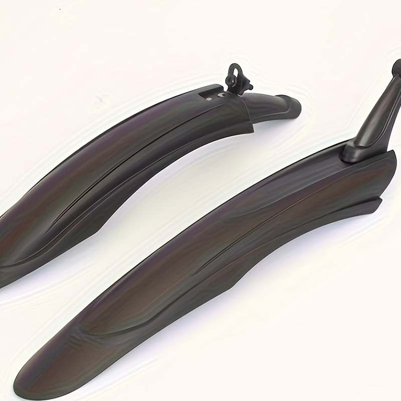 

Mountain Bike Fenders Set, Resin Material, Black, Includes 2 Fenders, Mounting Brackets, And Screws, For All Bikes