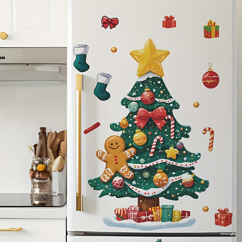 

Christmas Tree & For Man Refrigerator - Pvc Decals