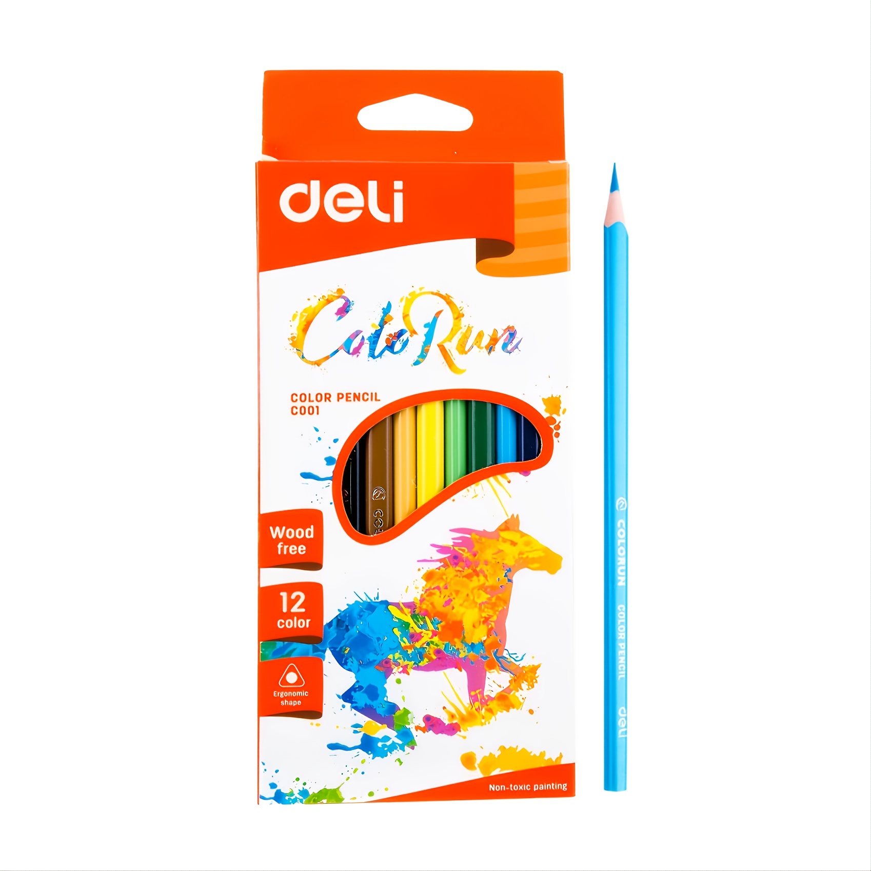12pcs Colored Pencils For Coloring Books Kids Arts, Crafts & Sewing