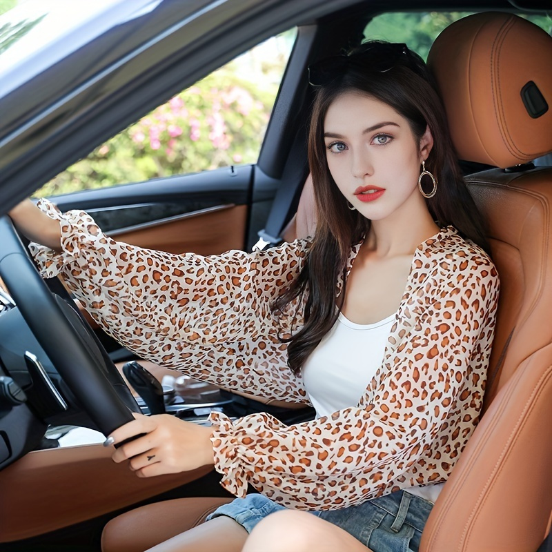 E-shop Vielseitiger Damen-Sommerschal - Leichter, Atmungsaktiver Polyester-Schal für & Outdoor-Aktivitäten