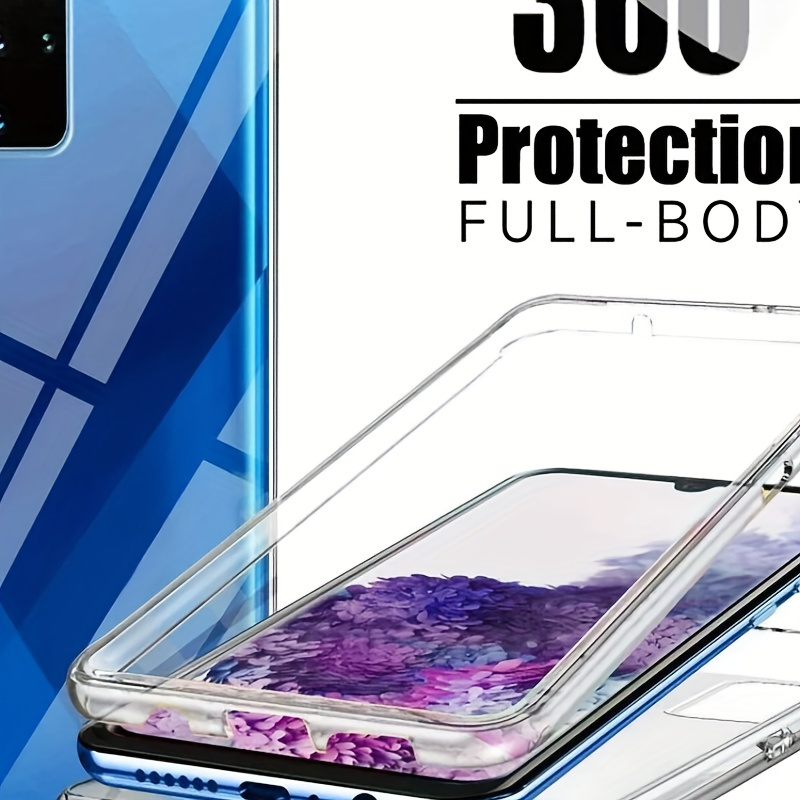 

360 Full Body Protection Transparent Phone Case For Samsung S24 Ultra S24 Plus S24 S23 Ultra S23 Plus S23 Fe S23 Shockproof Pc Tpu Front Clear Cover