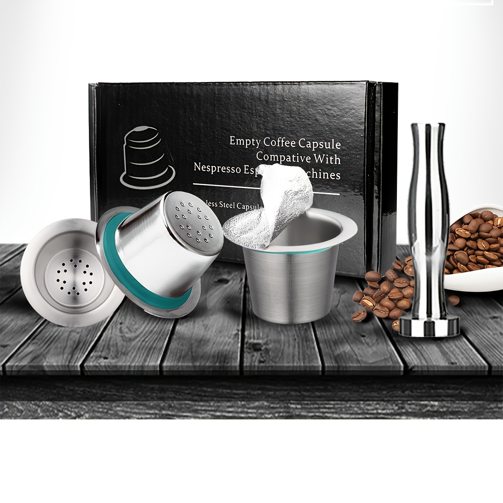 Capsules rechargeables Filtres à dosettes de café réutilisables compatibles  avec les brasseurs Dolce Gusto avec cuillère et brosse (Convertisseur de  capsules) : : Cuisine et Maison