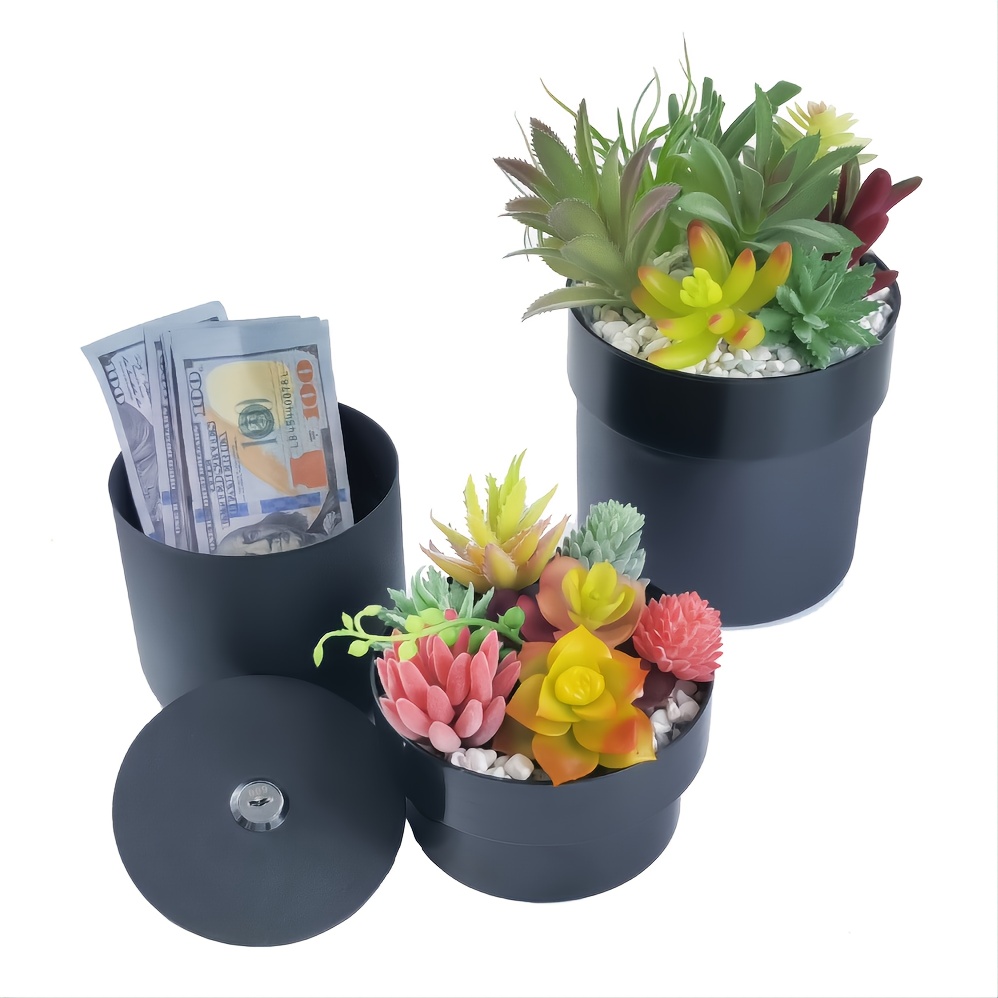 1pc Pot de fleurs étanche Compartiment secret boîte de - Temu Belgium