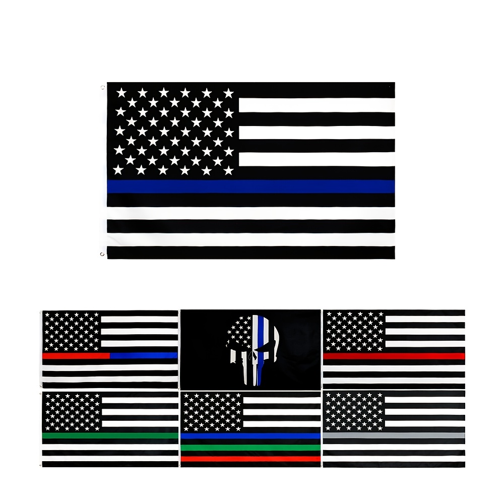 Thin Blue/Red Line American Flag Patch - Thin Blue Line USA
