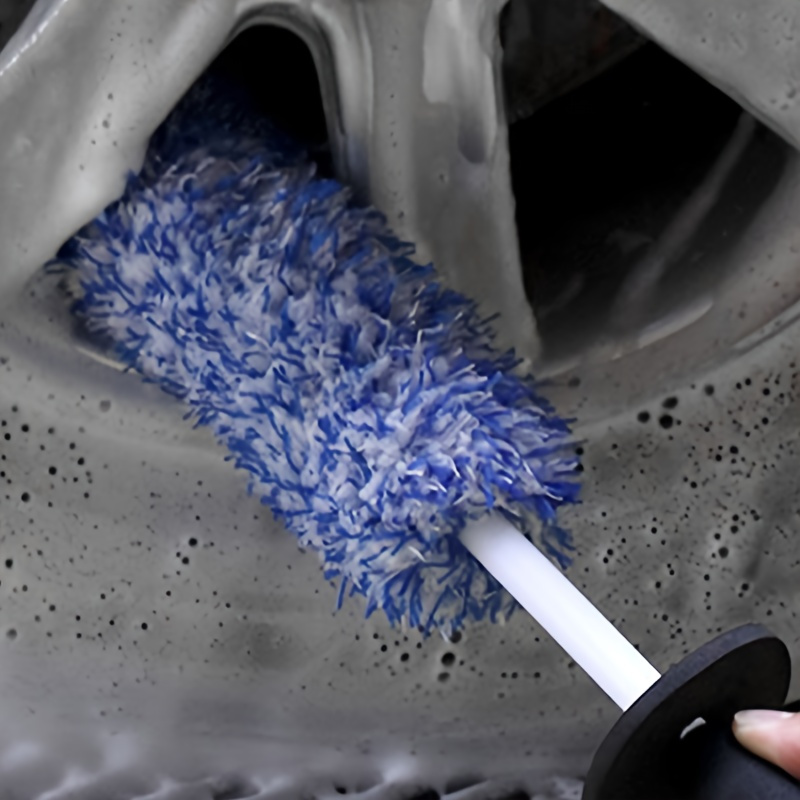 

Premium Car Wheel Brush - Non-slip Handle & Easy Cleaning For Rims & Spokes - Car Accessories For Car Shops