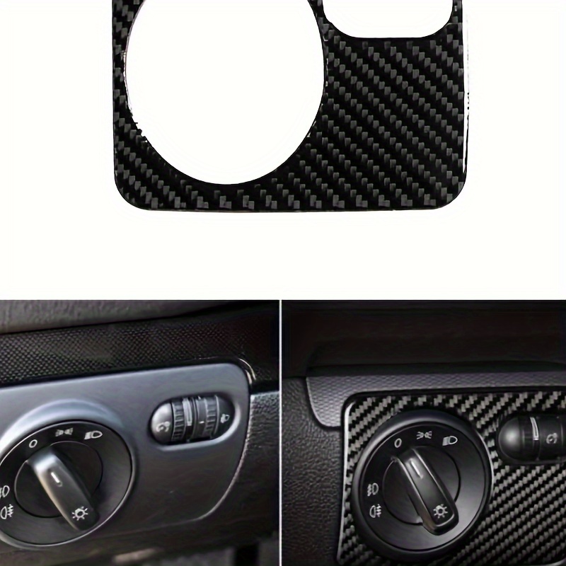 

Carbon Fiber Headlight For Switch Frame Sticker For Vw Golf 6 R Mk6 & (2009-2016) - Sleek Interior