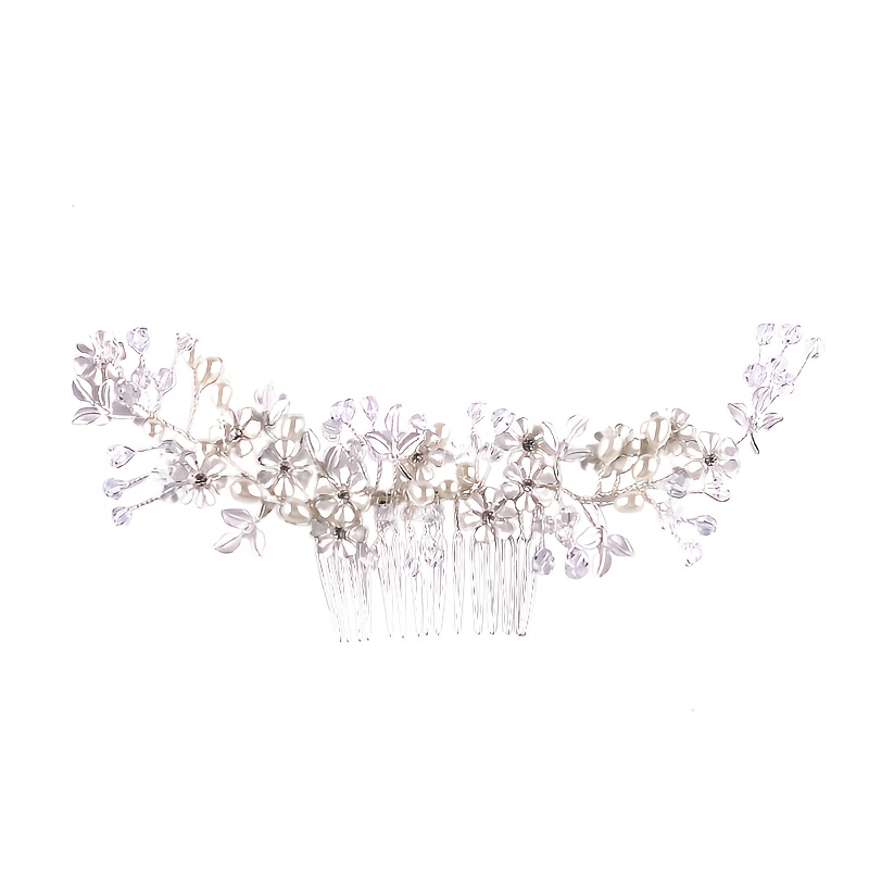 Crystal Flower Bridal Hair Comb Wedding Hair Accessories