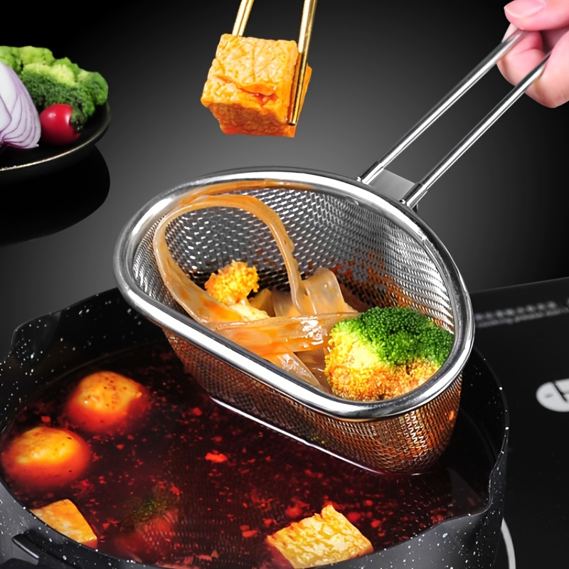Stainless Steel Filter Mesh Household Small Hot Pot Spicy - Temu