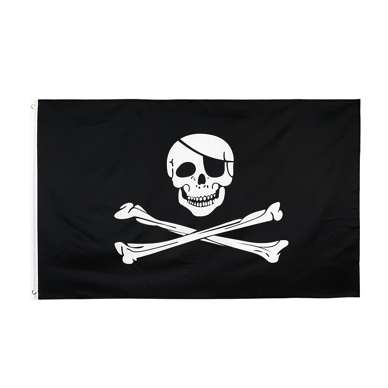 Pirate Big Skull 3ft x 5ft Polyester Flag