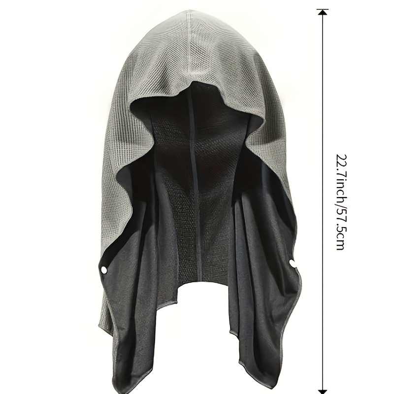 1pc Cooling Hoodie Towel, Absorbent Quick-drying Cooling Towels for Neck and Face, Sunscreen Cooling Neck Wraps,Temu