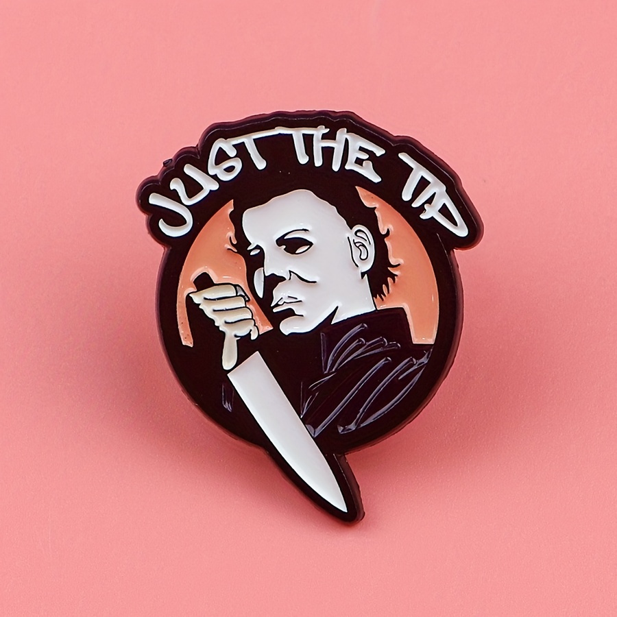 

Movie Enamel Pin - Zinc Alloy, Mixed , For Clothes & Backpacks - Unique Lapel , Halloween , For Halloween