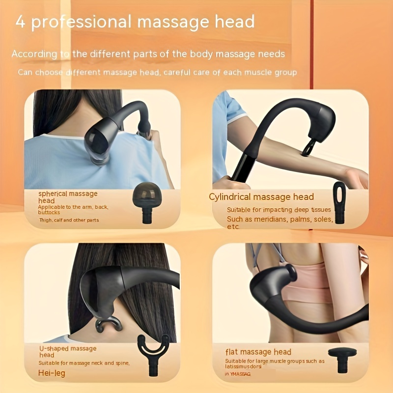 Handheld Neck Back Massager Deep Tissue Percussion Massage for