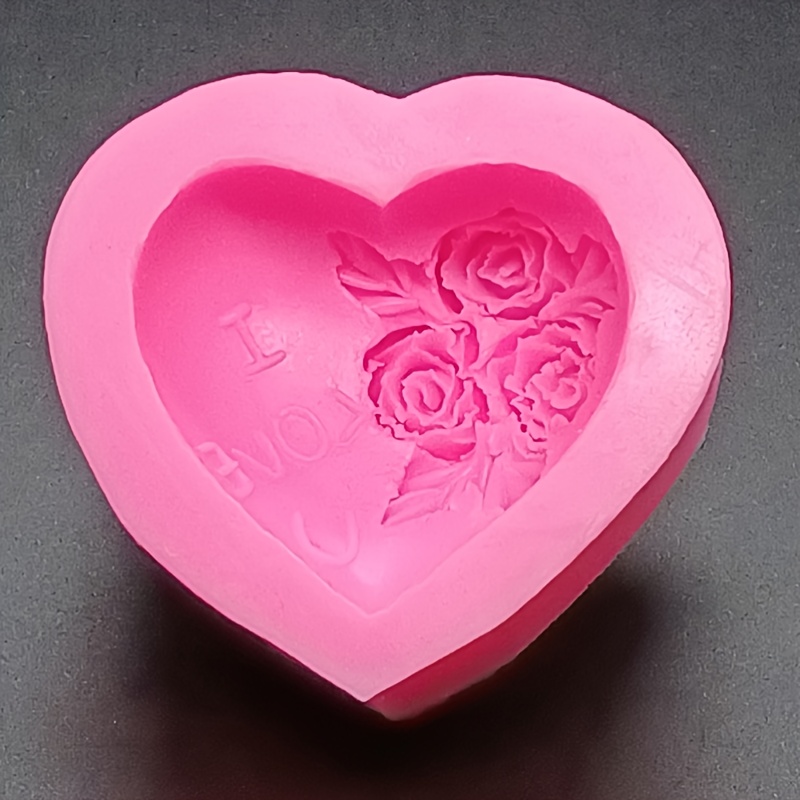 Silicone Heart Soap Mold
