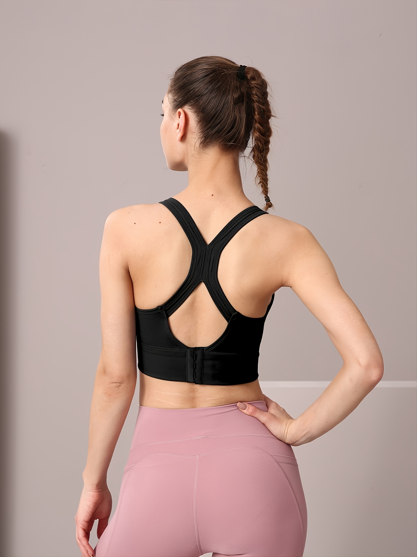 Adjustable Backless Yoga Sports Bra Quick Dry Gym Camisole - Temu United  Arab Emirates