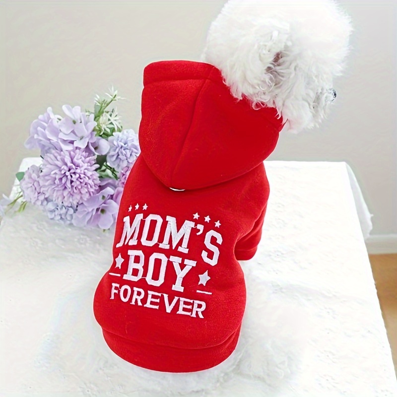 

Red For , " Boy " , Polyester Pet Sweatshirt, Small , , Dog & Accessories