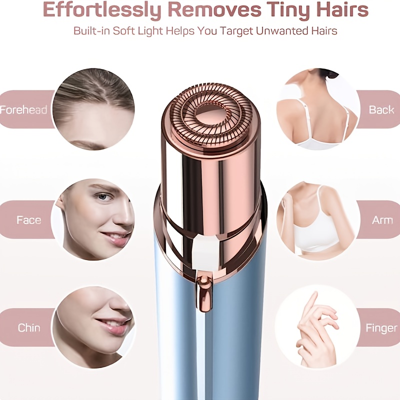 Depilación facial para mujeres, removedor eléctrico de hilo para mujer,  depiladora automática para pelos finos en la cara, barbilla, labio  superior