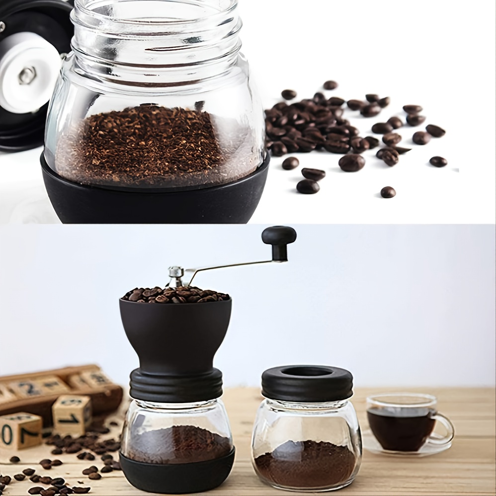 Hand-cranked Black Coffee Grinder - Manual Bean Grinder For Home Use - Small  Powder Grinder For Coffee Beans - Coffee Accessories - Temu