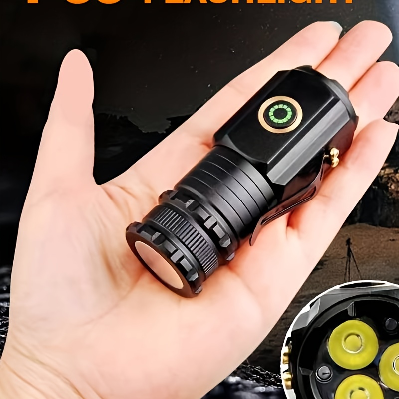 Powerful Xhp99 Led Flashlight Long Shot 18650 Torch With - Temu