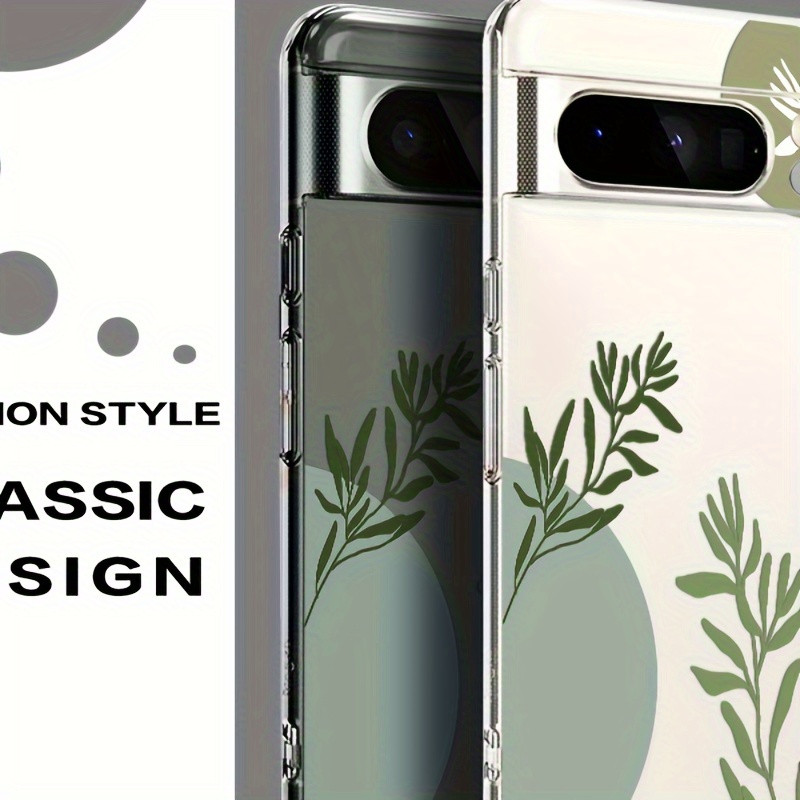 

Morandi Plant Popular Pattern Thin And Shock-resistant Anti-fall Protective Case, Suitable For /pixel 8/pixel 7/pixel 7a/ Pro/pixe 6a/pixe 6 Mobile Phones