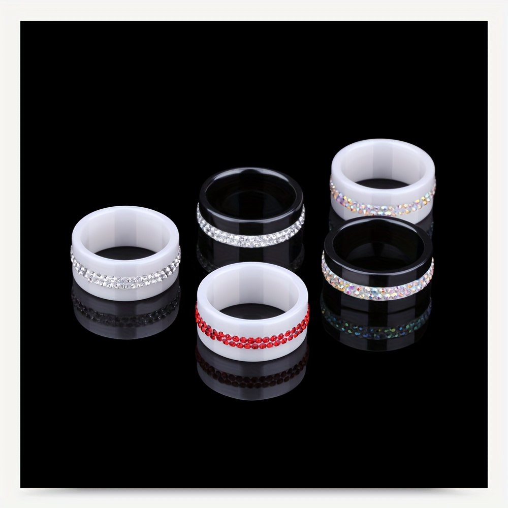 Ceramic sale finger rings