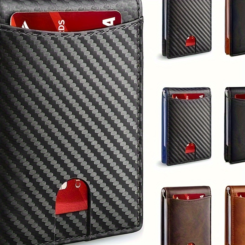 

1pc Wallets For Men, Pu Wallet, Blocking Wallet, Box
