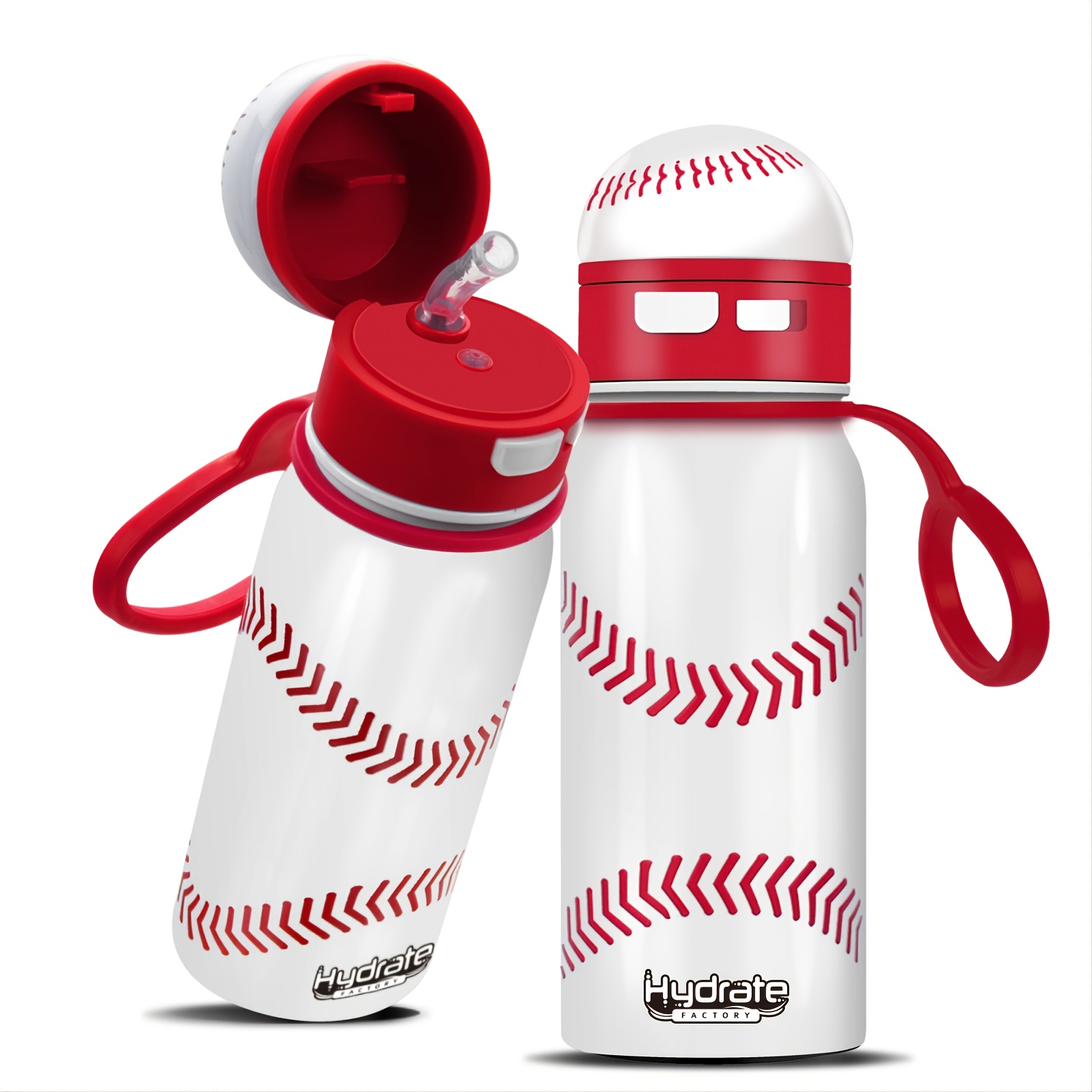 1pc Baseball Themed Insulated Stainless Steel Water - Temu