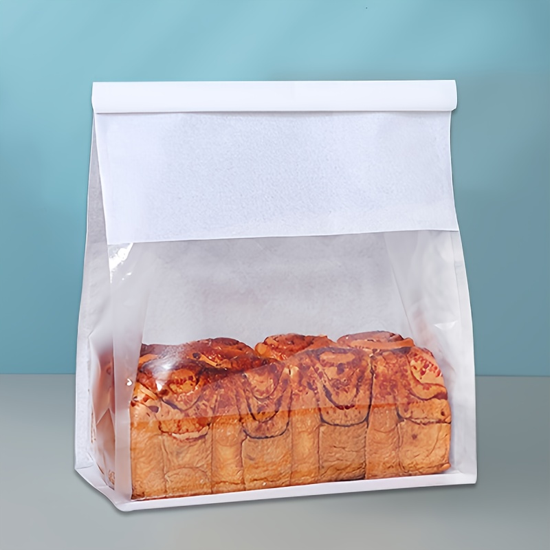 Bolsas papel panadería para poner barras de pan , papel kraft