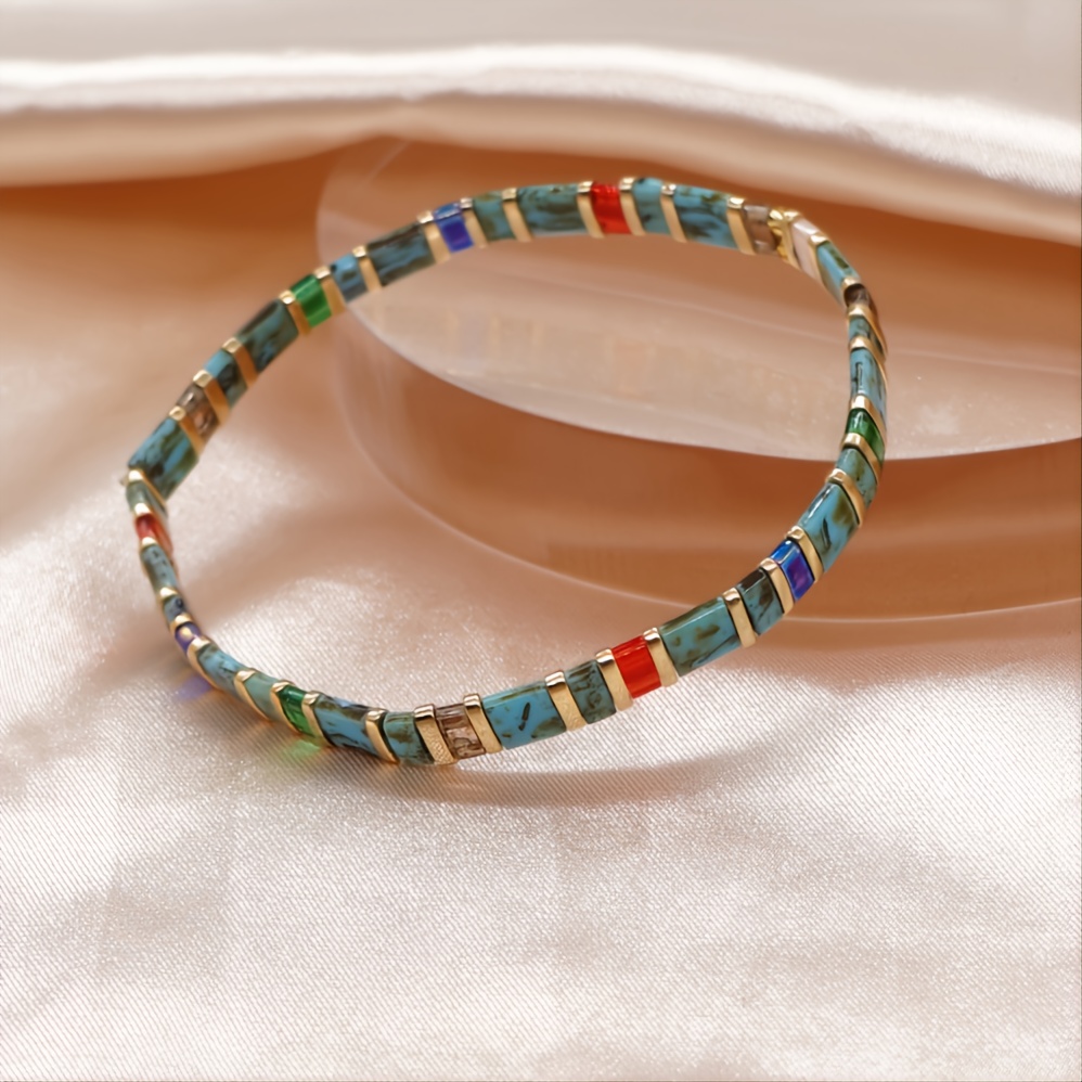 1pc Bohemian Tila Beads Bracelets Miyuki Japanese Bead Bracelet Women  Trendy Jew
