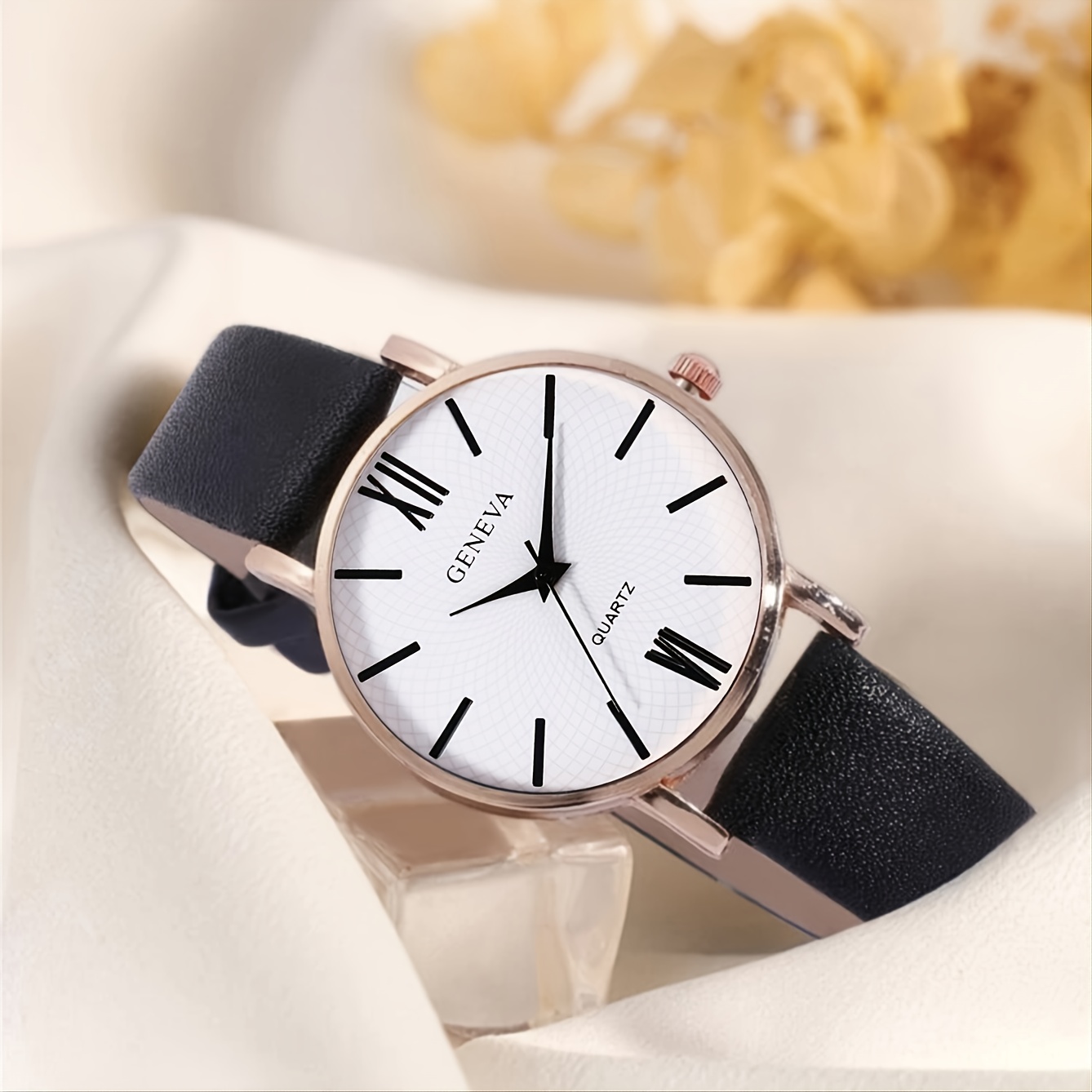 Reloj De Mujer De Moda Simple Conjunto De Pulsera De Corazón - Temu