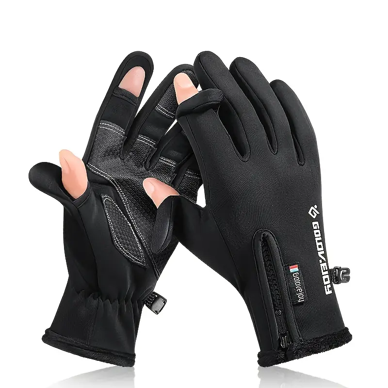 Gants imperméables de conception à deux doigts d'hiver gants - Temu Belgium