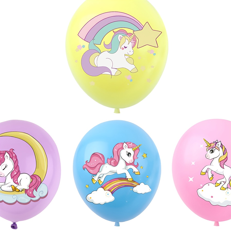 Unicorn Birthday Decorations for Girls Unicorn Balloons Set