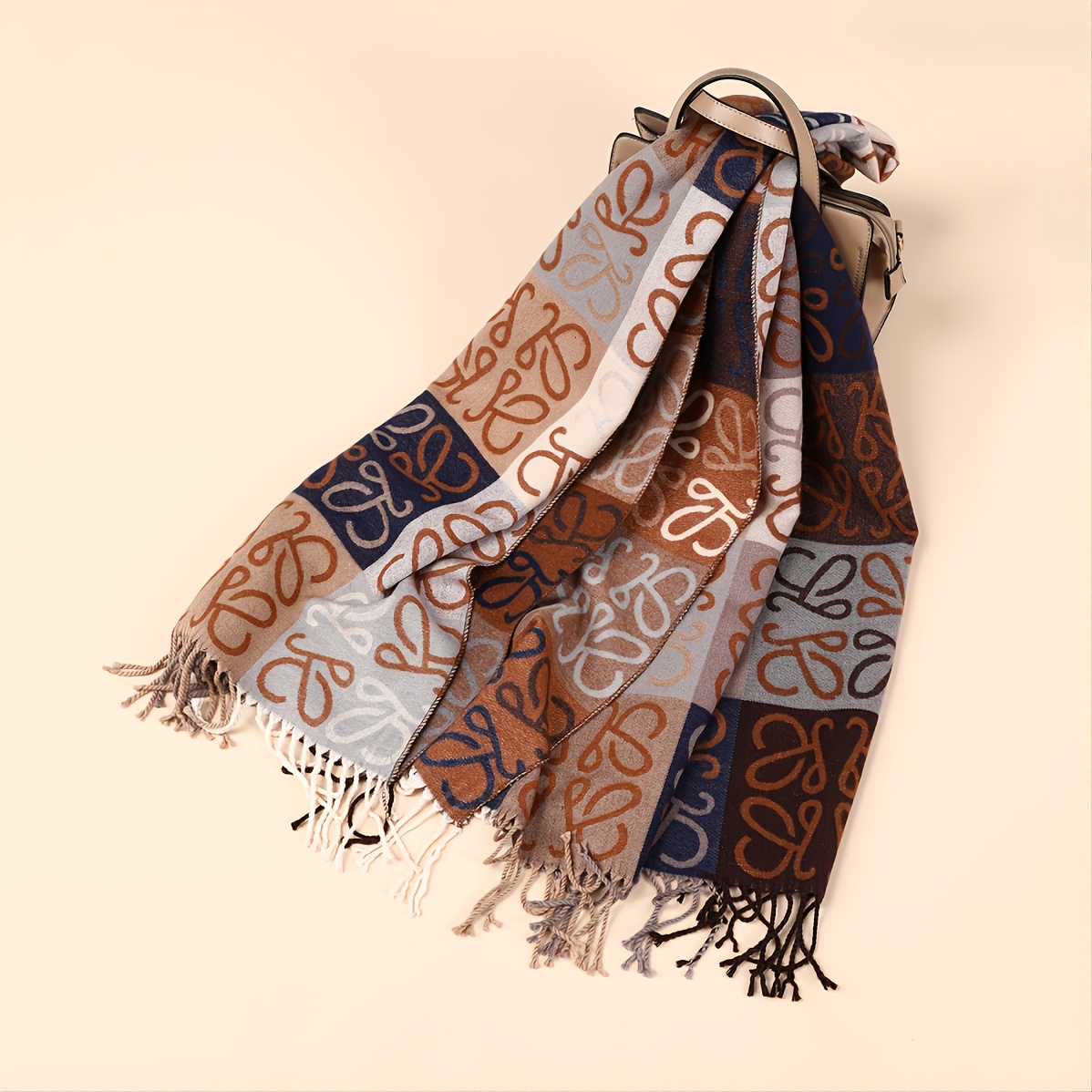 Classic Scarf Woven Scarf Shawl Cold Weather Scarves Wraps For