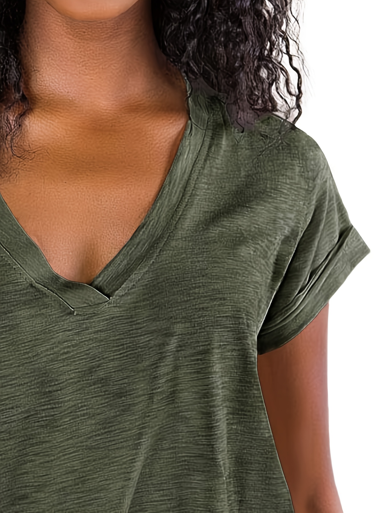 Women Oversized T-Shirt Summer Casual Short Sleeve Loose Tee Tops Army  Green at  Women's Clothing store