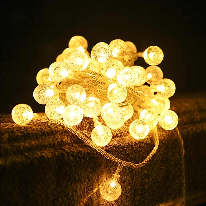1pc LED bulle boule lampe série de boule de cristal lampe - Temu Belgium