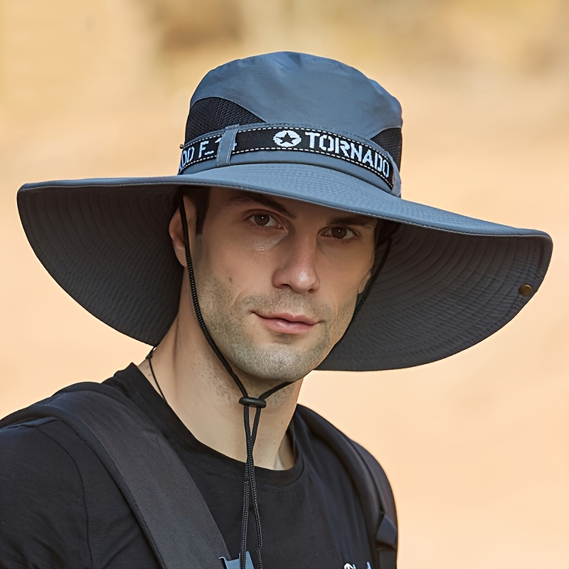 Men's Wide Brim Fisherman Hat: Sunshade Quick drying Anti uv