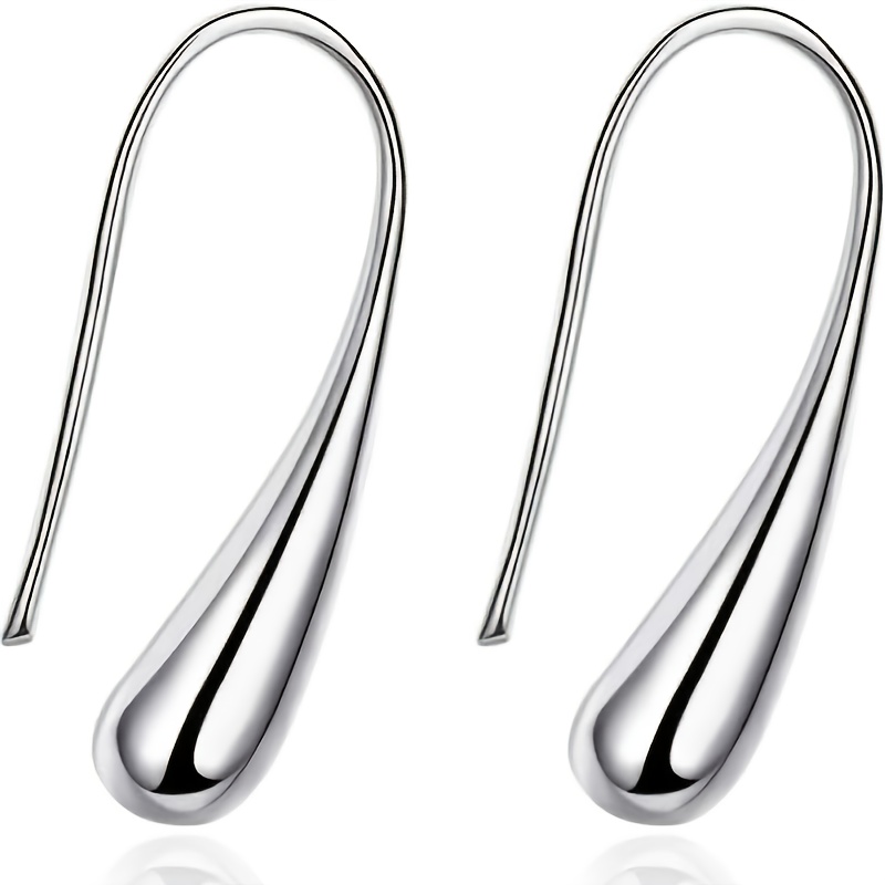 

Gorgeous Silvery Water Drop Earrings - Perfect For Any Occasion
