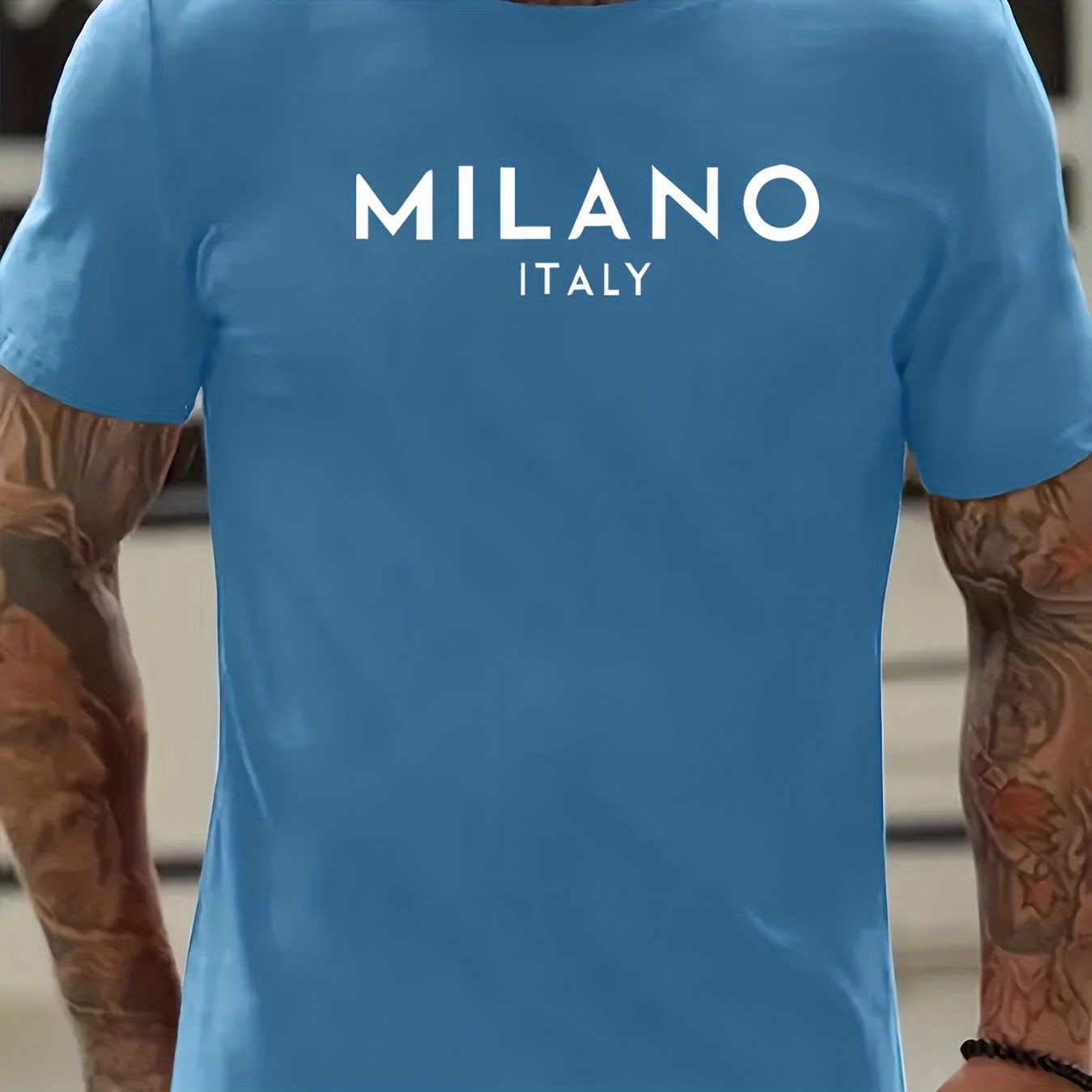 

Milano Summer Men's Fashion Graphic Short Sleeve T-shirt