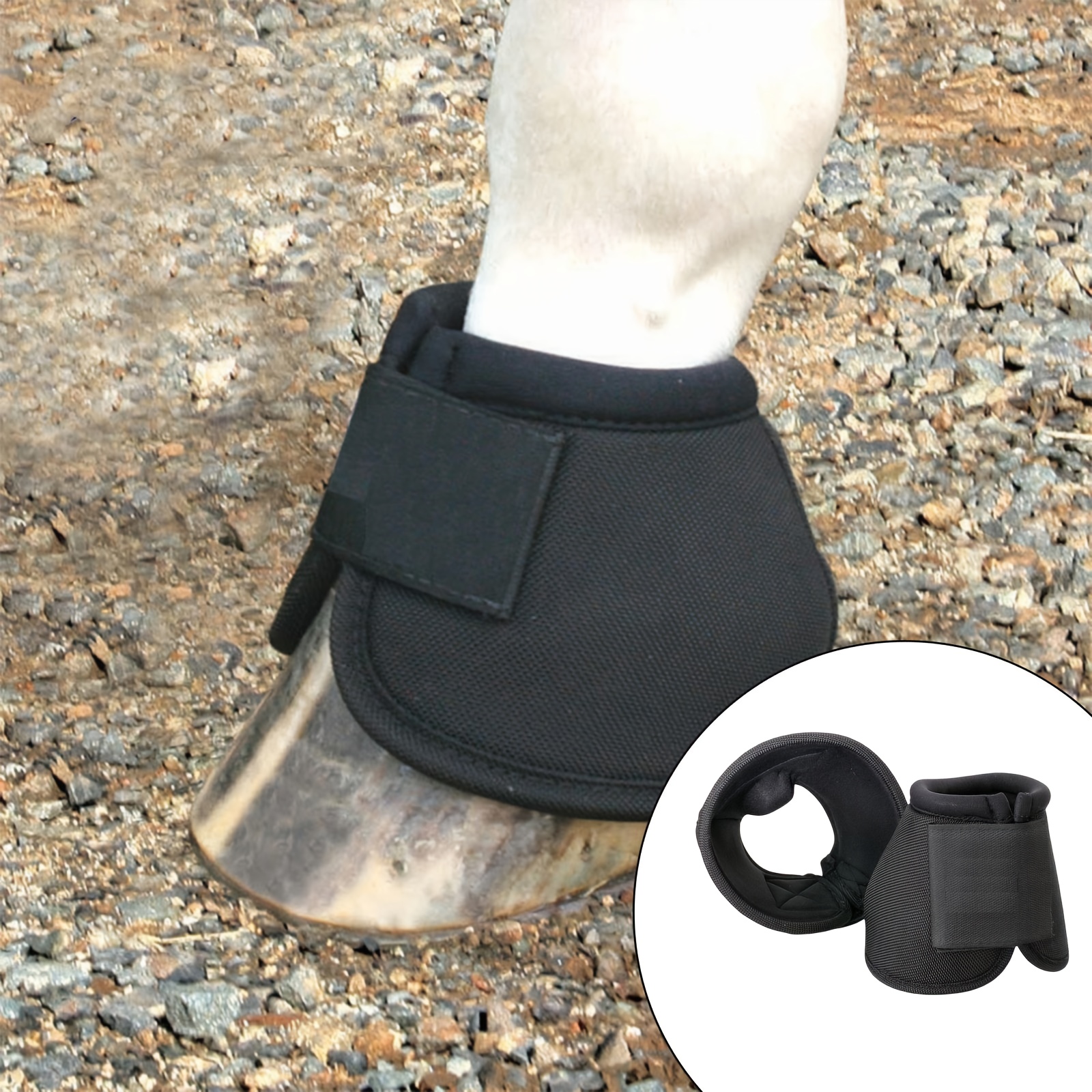 Durable Equine Ballistic Hoof Overreach Bell Boots For Maximum Protection  And Comfort - Temu Latvia