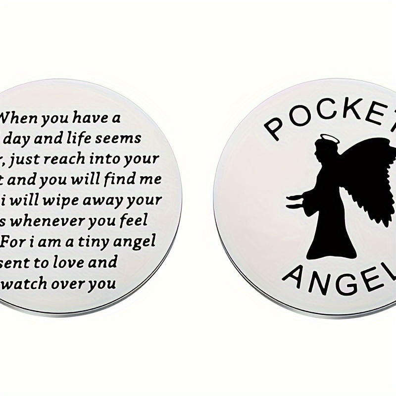 

Pocket Gift: Inspirational Quote Keychain For Her - Stainless Steel, Car Key Fob, Valentine's Day Gift