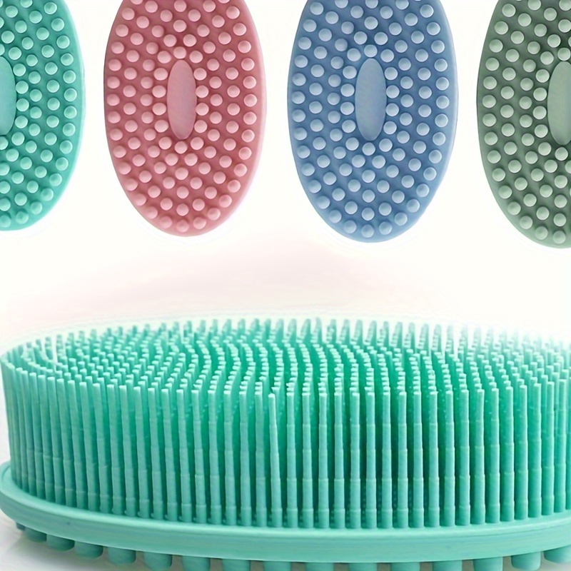 

Silicone Body Scrubber Loofah For Shops/hotel - Bath And Shampoo Brush, Exfoliating Bath Body Brush For Shower, Silicone Body Scrub For Men And Women