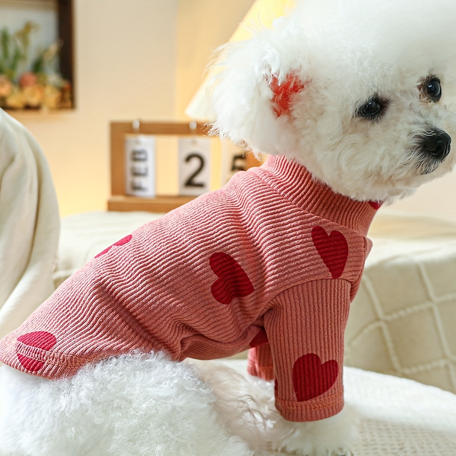 

1pc Cute Dog Sweatshirt, Pet Sweater, Dogs Clothing For Small Dogs And Cats To Wear